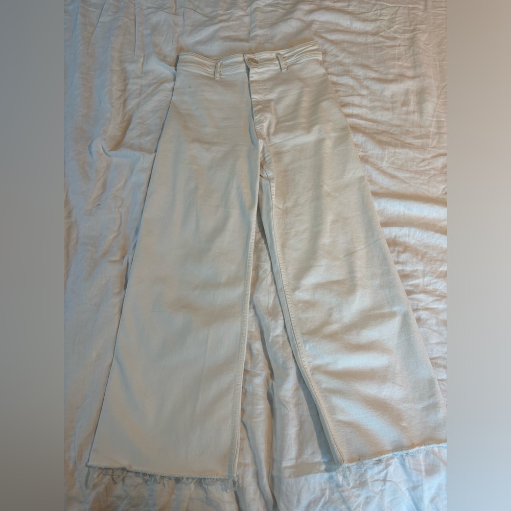 Zara marine straight jeans